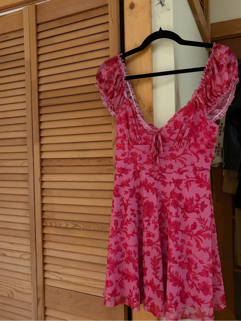 NWT Urban Outfitters Pink Floral Mini Dress
